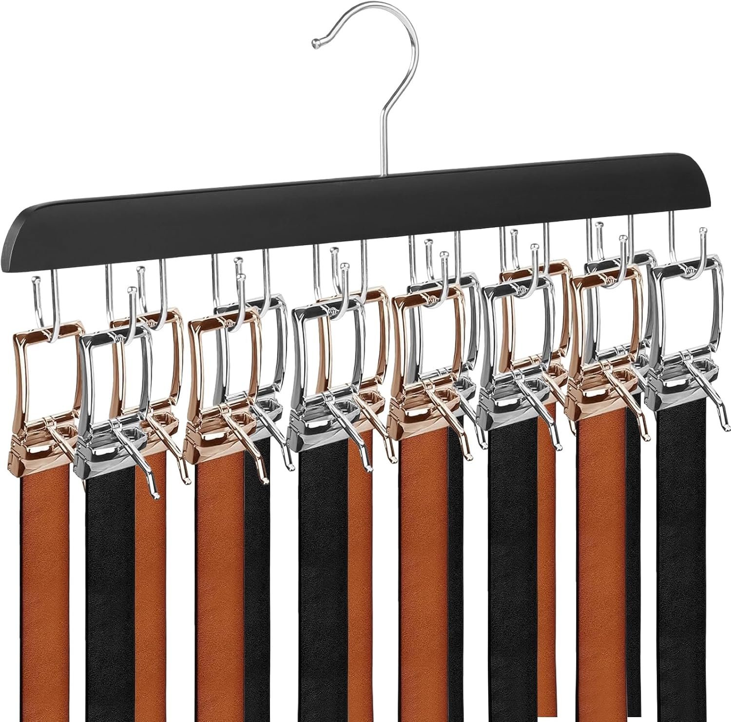 Wooden Belt Rack